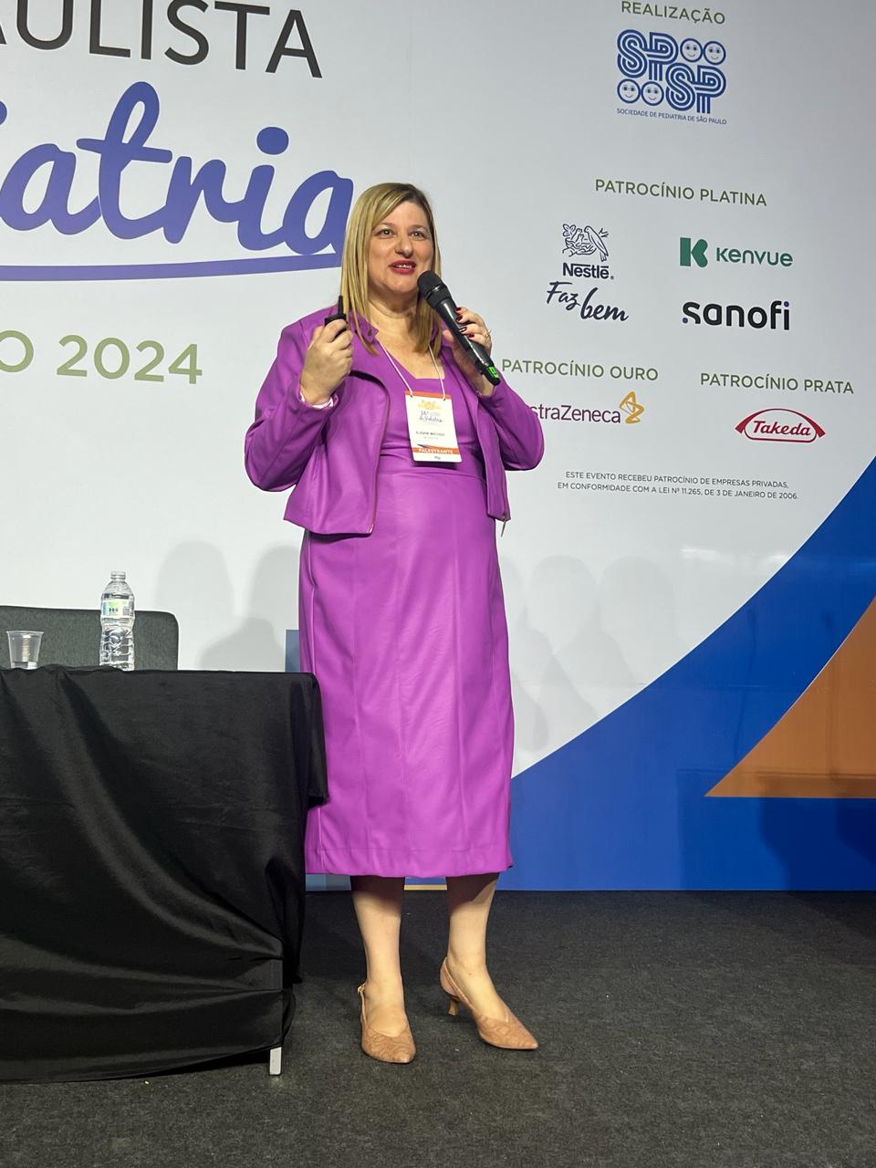 Dra. Elisiane Elias no 16º Congresso Paulista de Pediatria – Março 2024